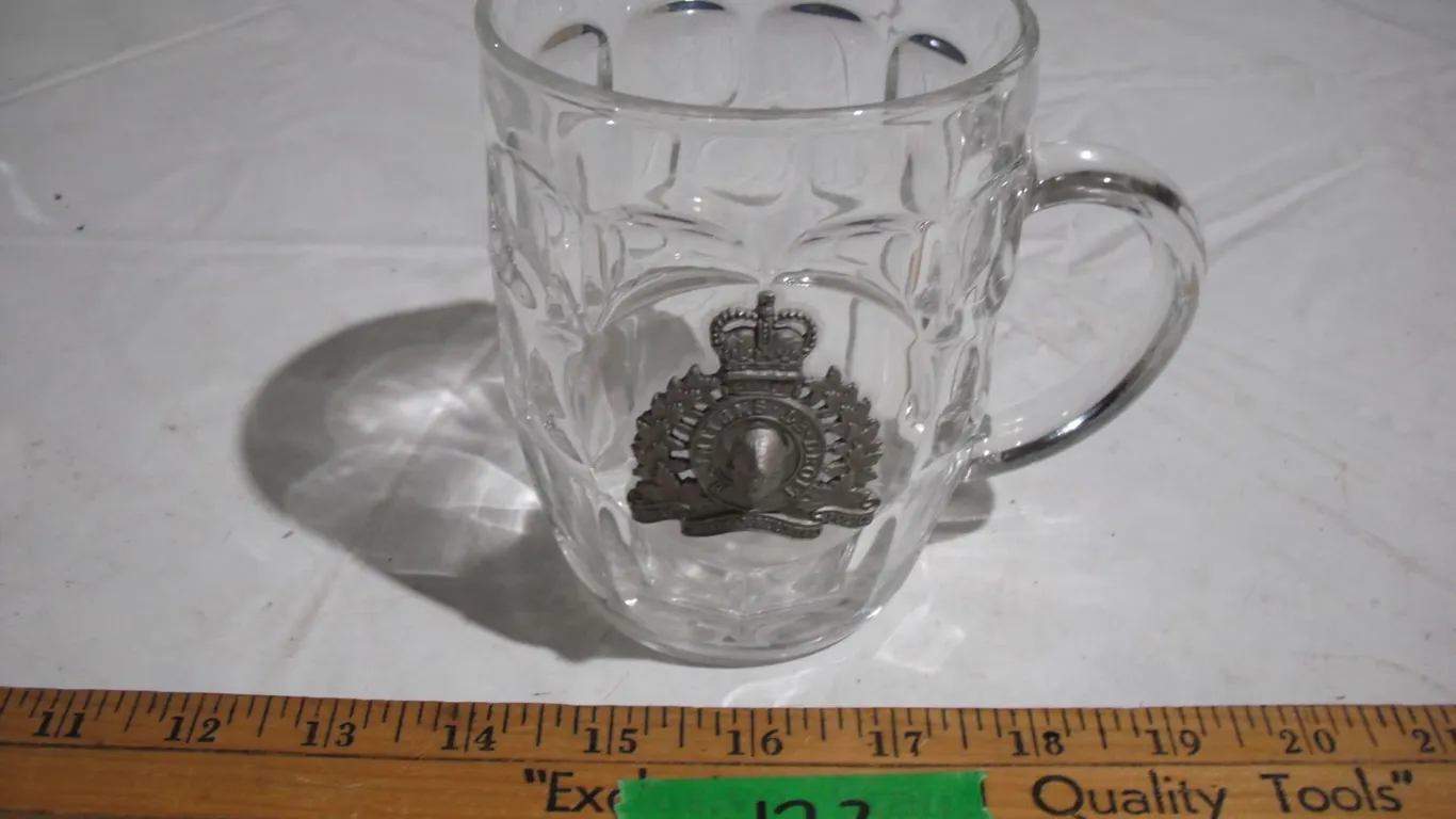 RCMP Glass Mug