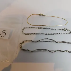 3-STERLING SILVER BRACELETS