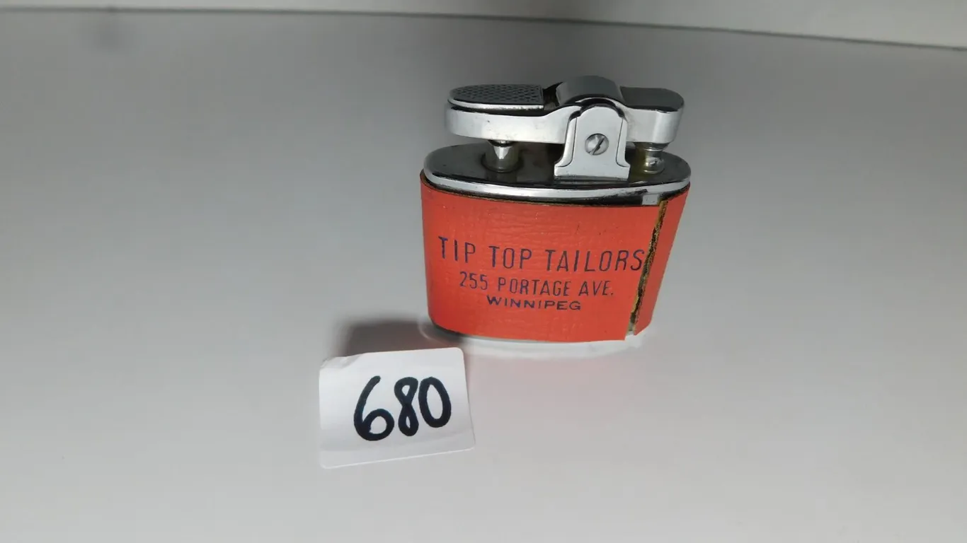 TIP TOP TAILORS WINNIPEG ADVERTISING LIGHTER