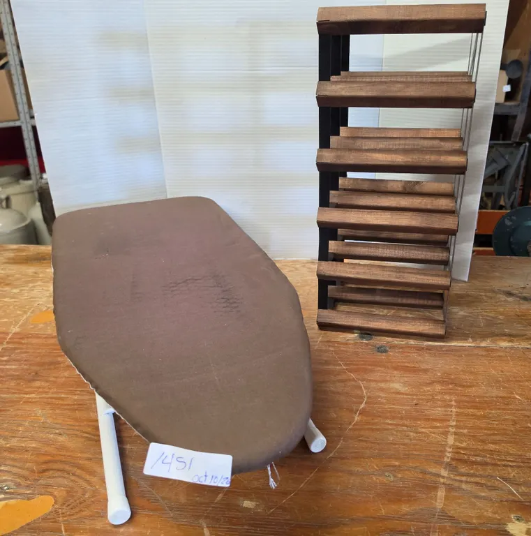 Small/Travel Ironing Board, Wine Rack