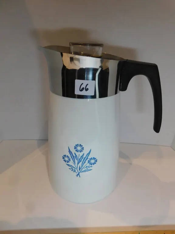 CORNINGWARE 9 CUP P149 PERCULATOR, EXCELLENT CONDITION