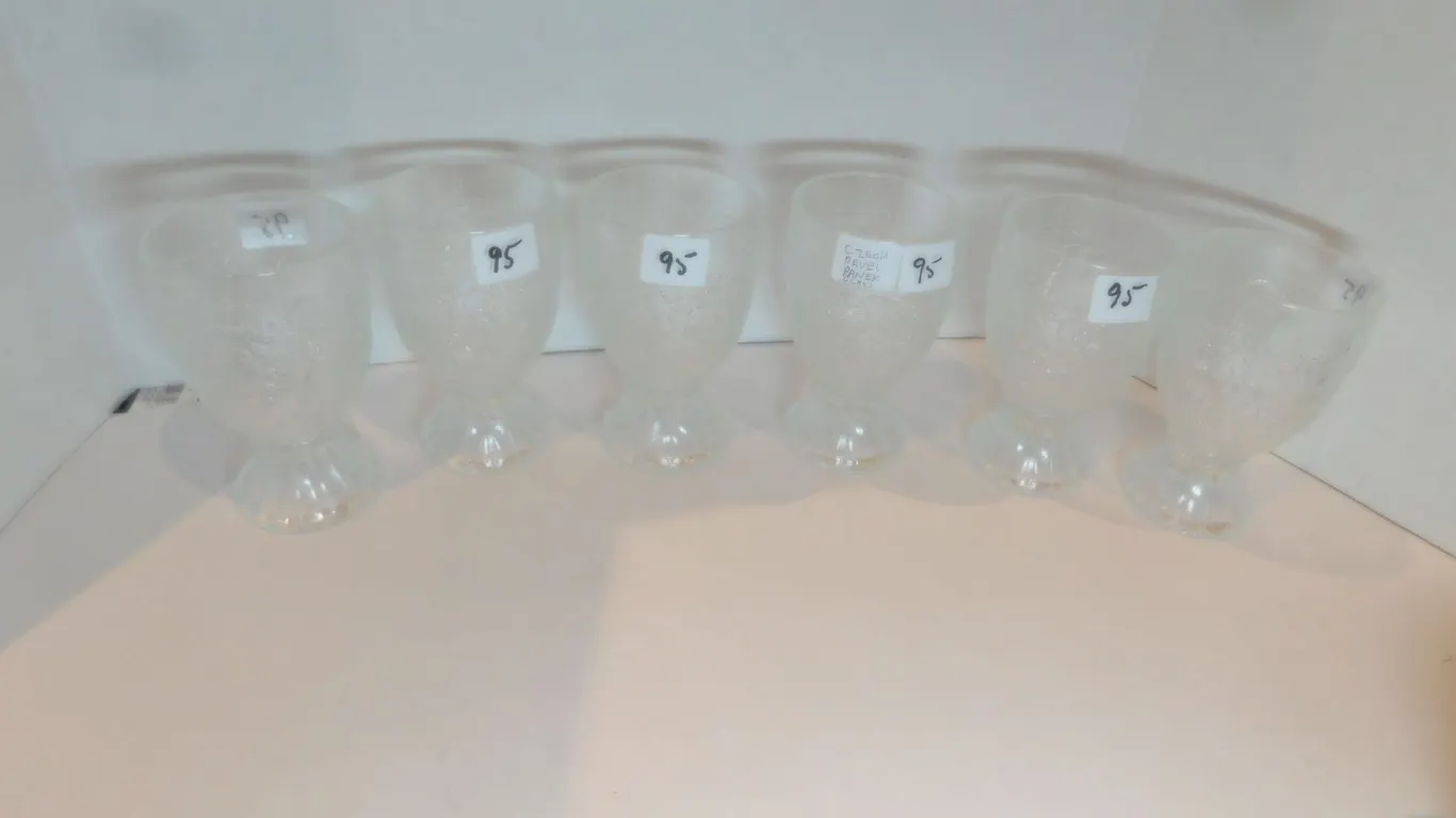6-CZECH PAVEL PANEK DESSERT GLASSES