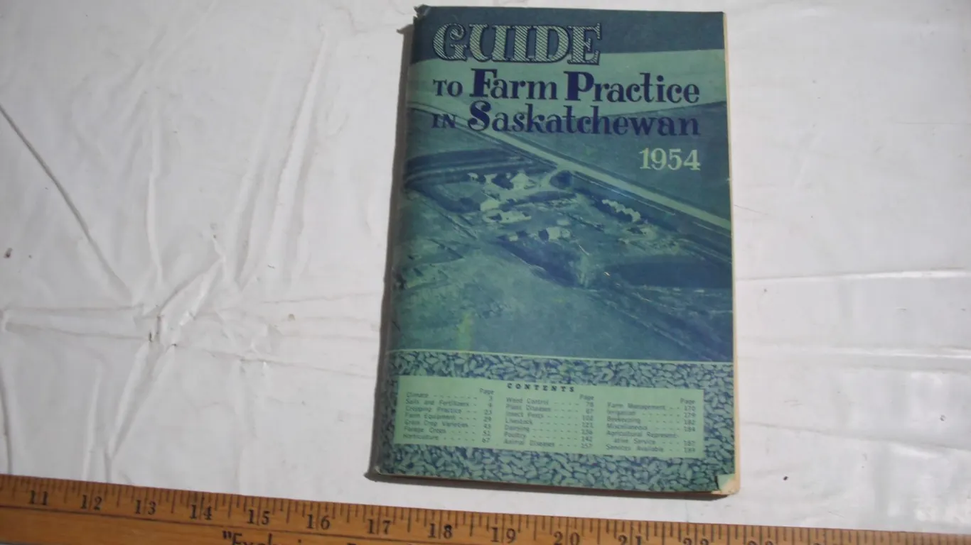 1954 Guide to Farm Practice in Saskatchewan