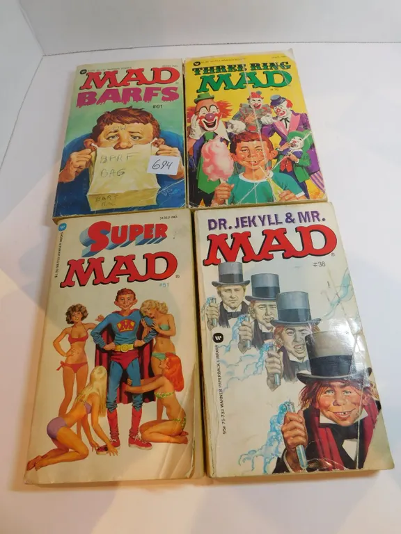 4-VINTAGE MAD COMIC DIGESTS