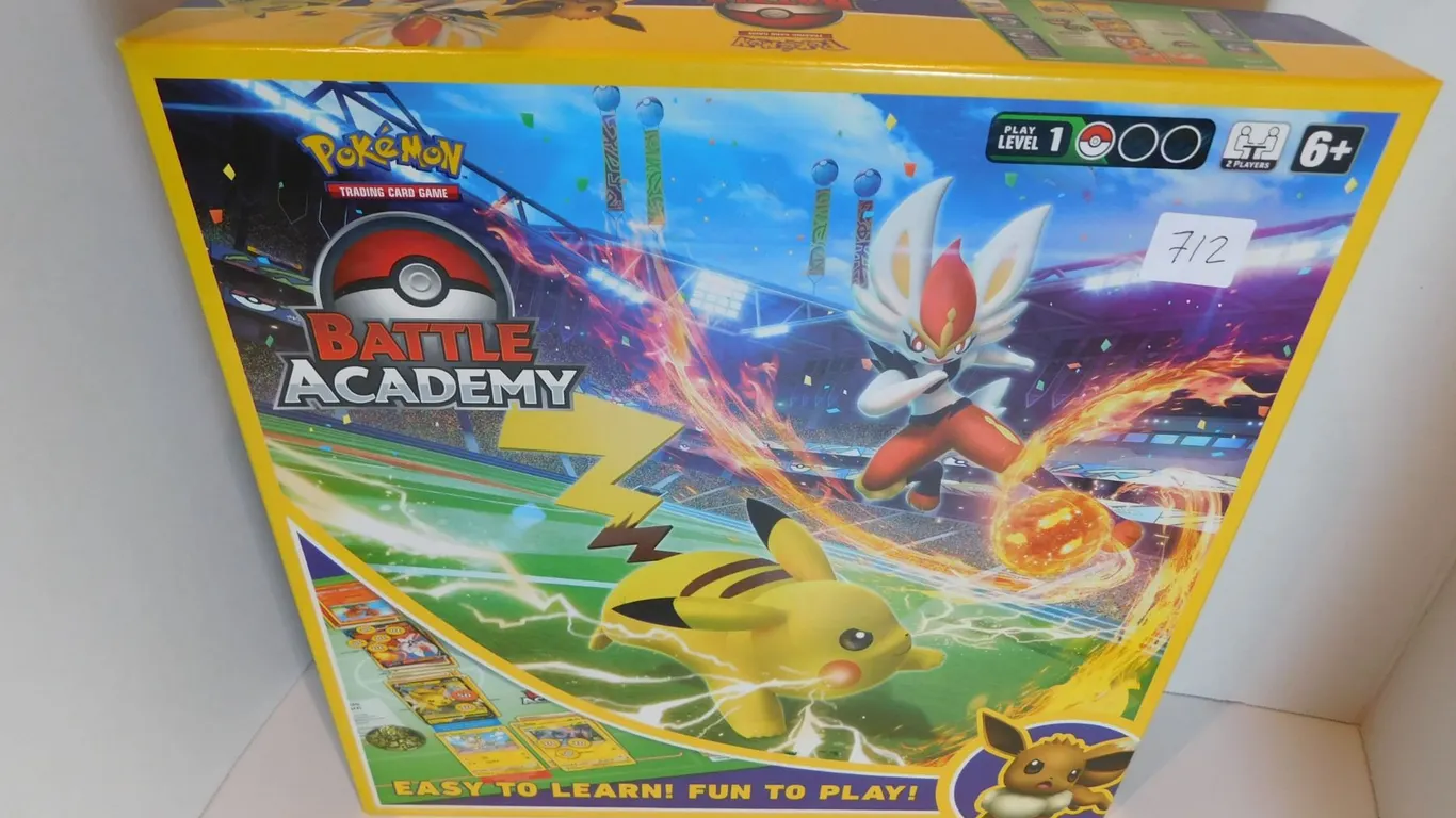 POKEMON TRADING CARD GAME, BATTLE ACADEMY, AS SHOWN