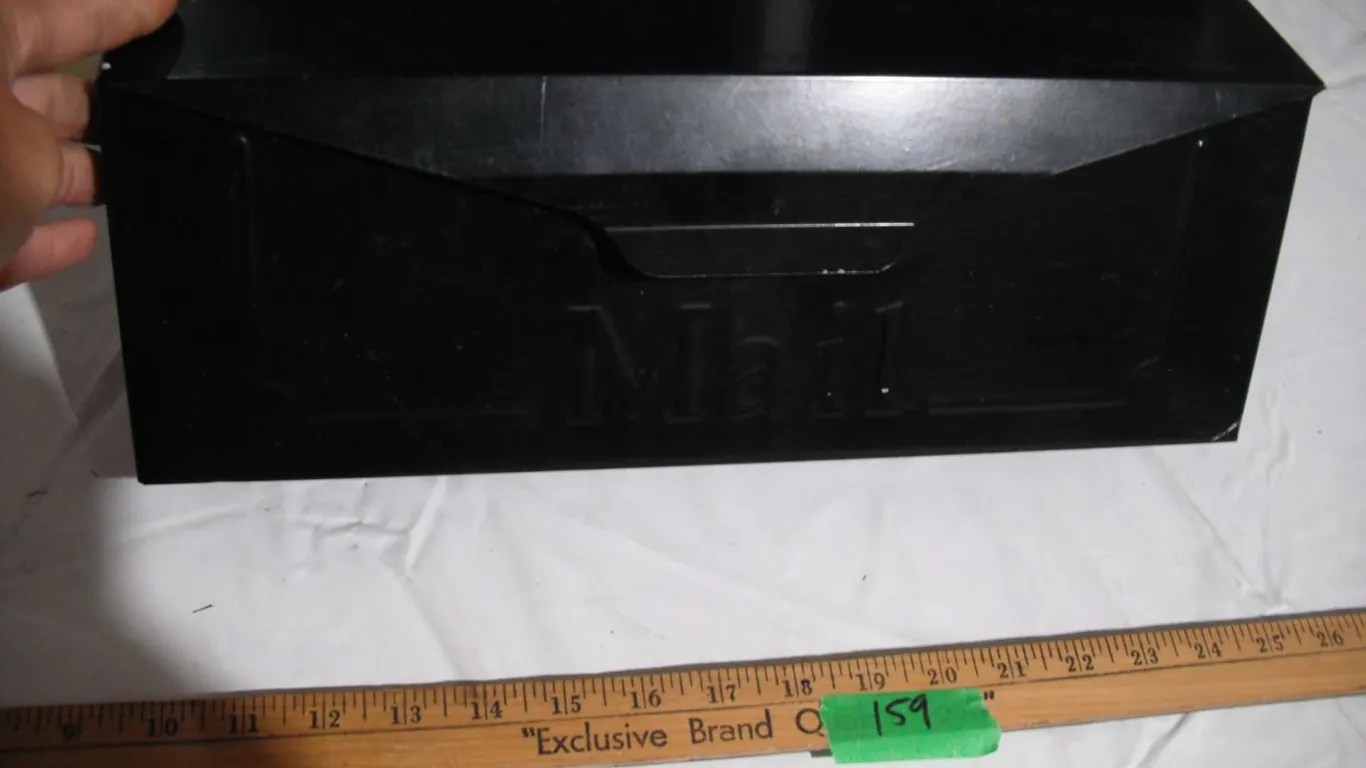 Metal Mailbox, 15” Long