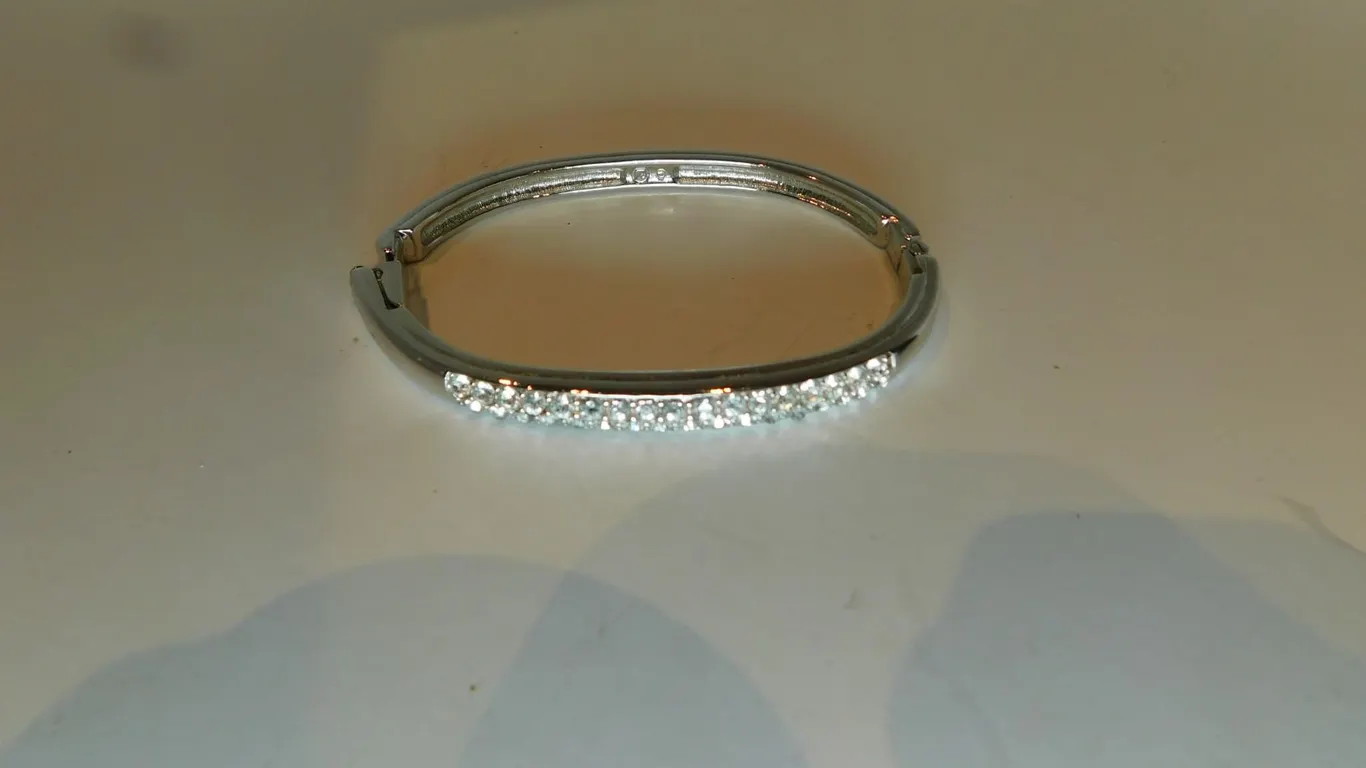 SWOROVSKI CRYSTAL INLAID BRACELET MARKED