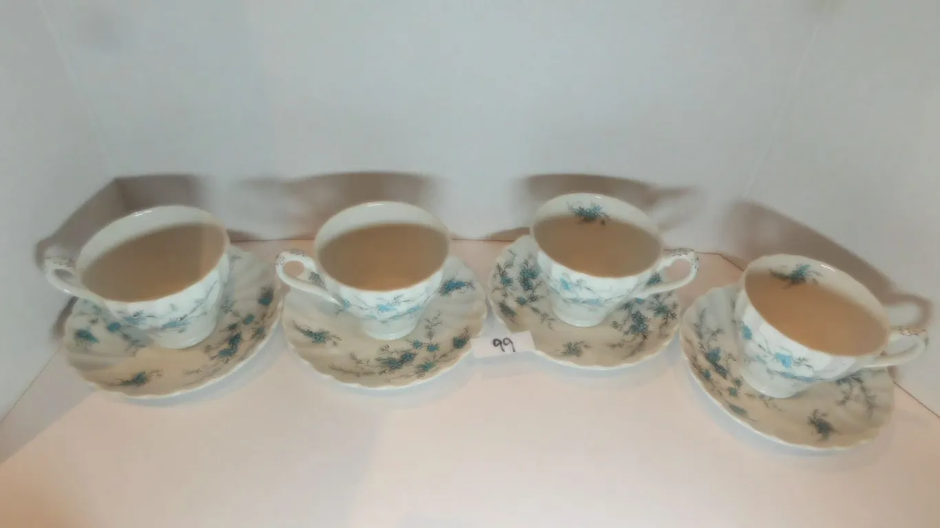 4-MYOTTS CHINA LIKE WARE “SOUND OF MUSIC”, CUPS AND SAUCERS