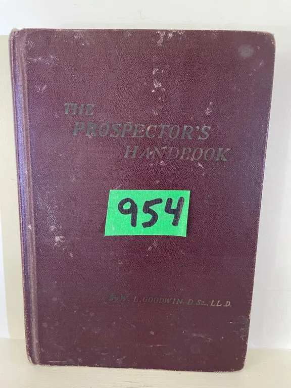 Vintage Copy of “The Prospector’s Handbook”. 1396 3rd Printing [x=#8211/
