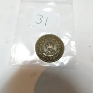1909 NEWFOUNDLAND LARGE CENT F-15