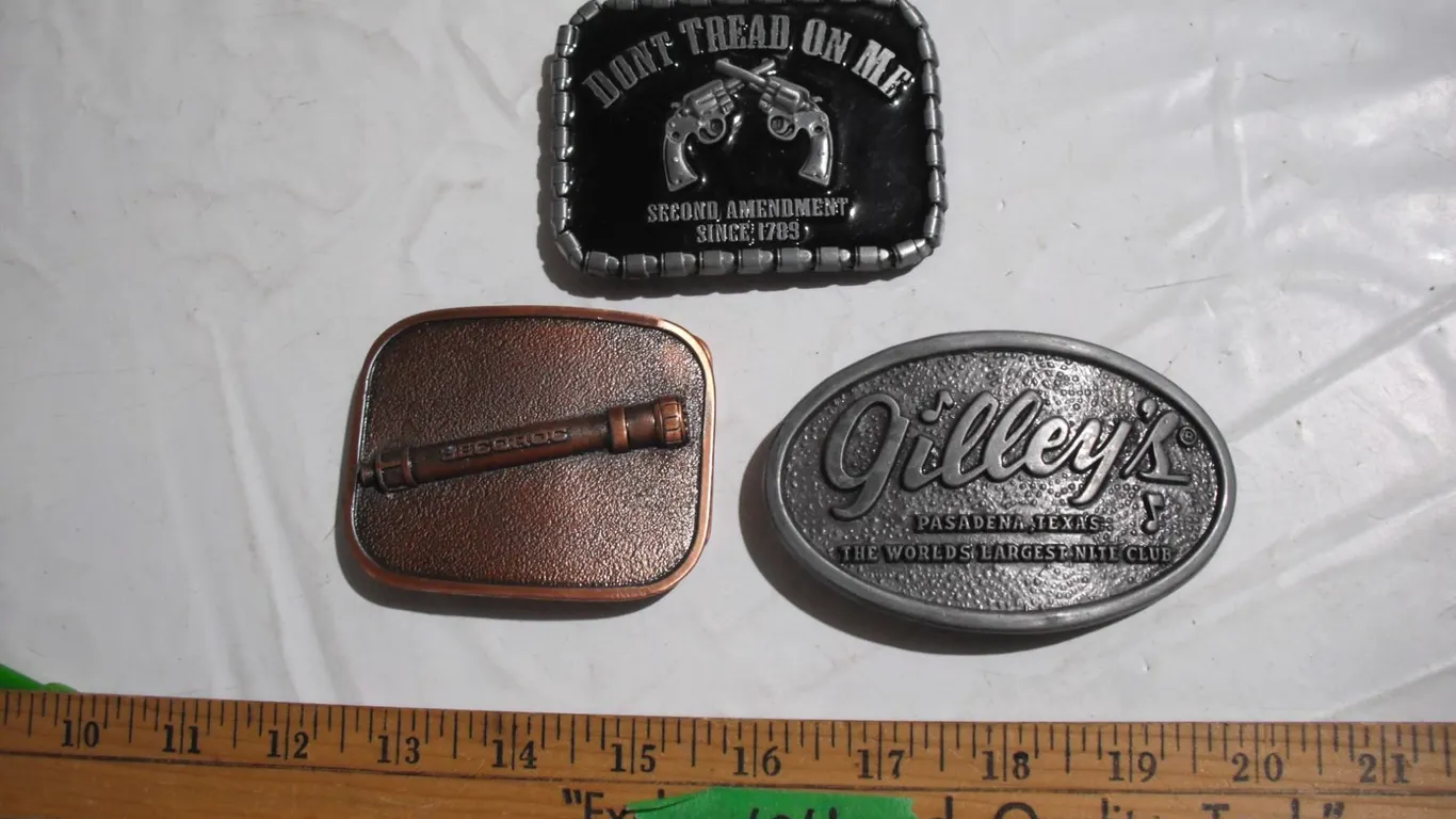 (3) Belt Buckles