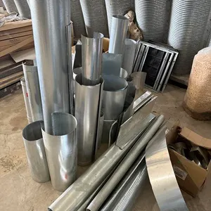 Lot of Aluminum Duct Materials (Various Sizes & Types)