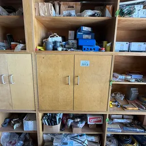 All Cabinet Section Contents (4 Tiers and Behind Doors)
