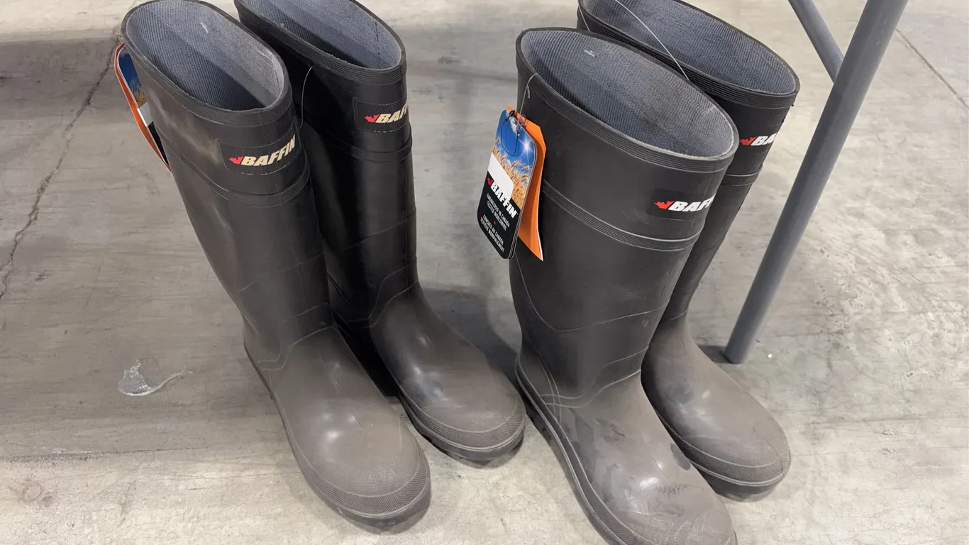 Lot of (2) Pairs Baffin Rubber Boots, Size 9