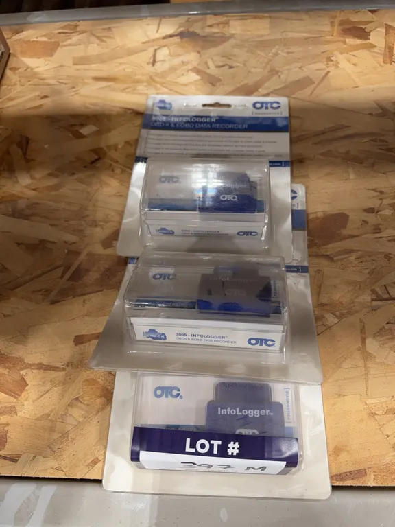 Lot of (3) OTC 3005 InfoLogger OBD-II & EOBD Data Recorders