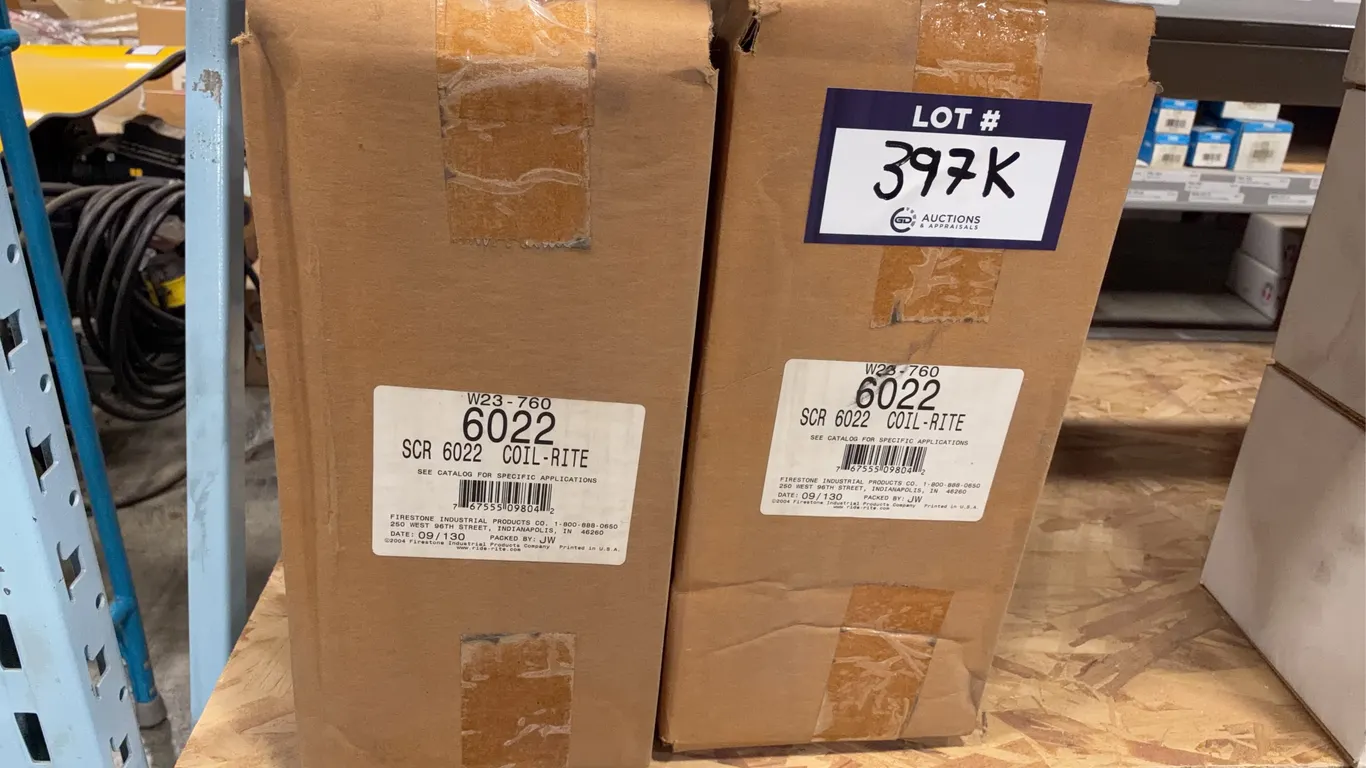 Lot of (2) Boxes of Firestone Coil-Rite 6022 Air Helper Springs