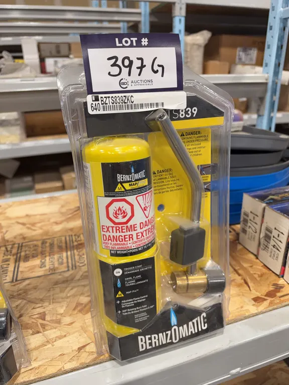Bernzomatic Torch Kit w/ TS839 Trigger Torch & Bottle