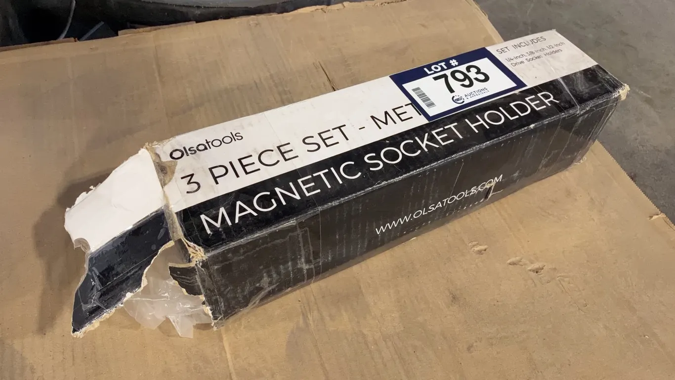 Olsa Tools 3pc. Metric Magnetic Socket Holder Set