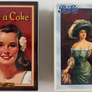 Coca-Cola & Pepsi Cola Promotional Card Complete Set Lot