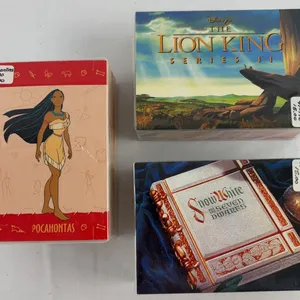 Disney Trading Card Complete Set Lot Pocahontas, Lion King & Snow White