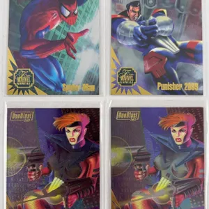 Marvel Annual Flair 1995 DuoBlast Insert Card Lot