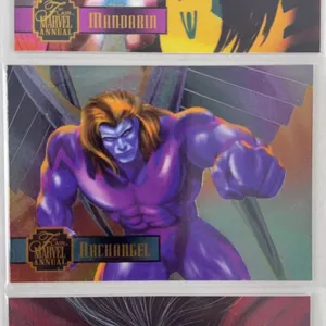 Marvel Annual Flair 1995 PowerBlast Insert Card Lot