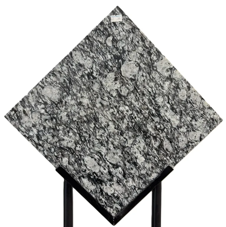 Granite - Spray White #4 (12"x12")