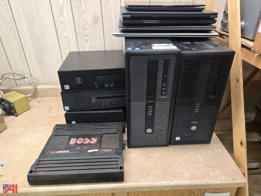 (10) Computer and (1) Amp