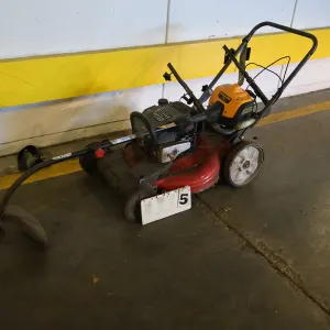 Mower and Weed Wacker