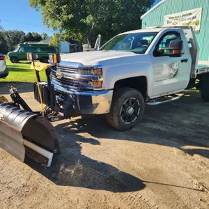 2015 Chevy Silverado 3500HD Flatbed Truck with Plow