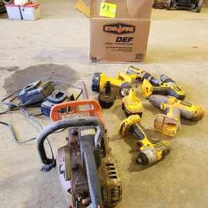 Dewalt Tools and Echo Chainsaw