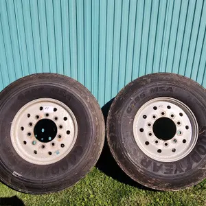 (2) 425-65-22.5 Goodyear Tires and Wheels