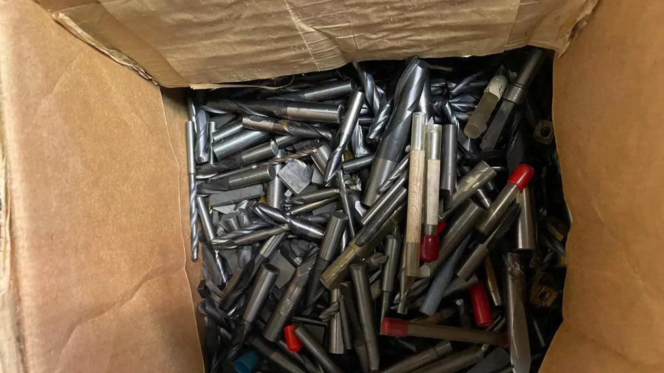 Box of Scrap Carbide
