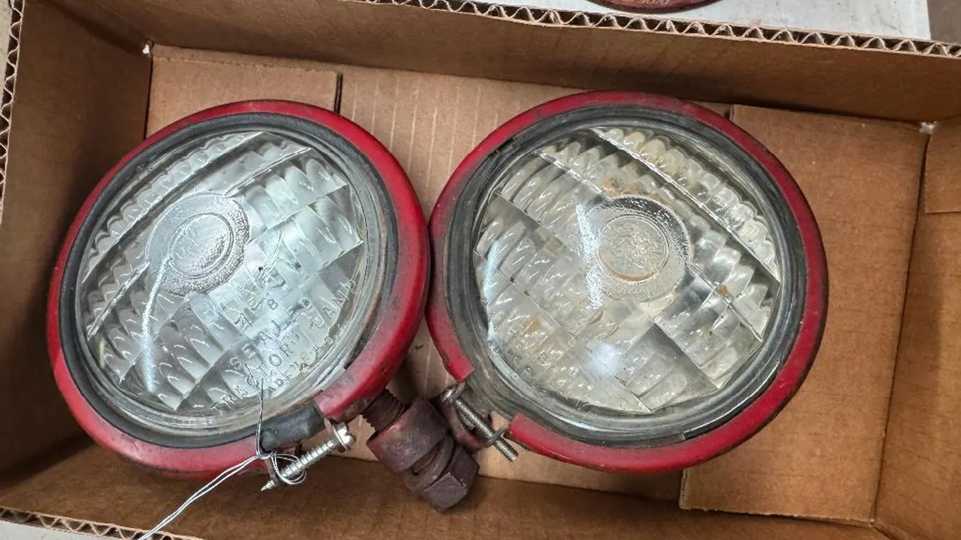 Pair of Vintage Tractor Lights