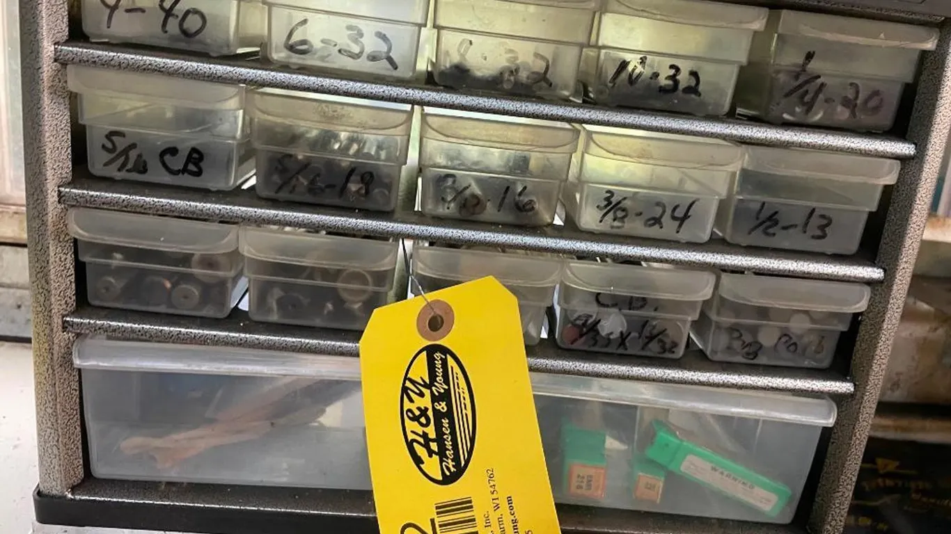 Organizer of Taps and Drills