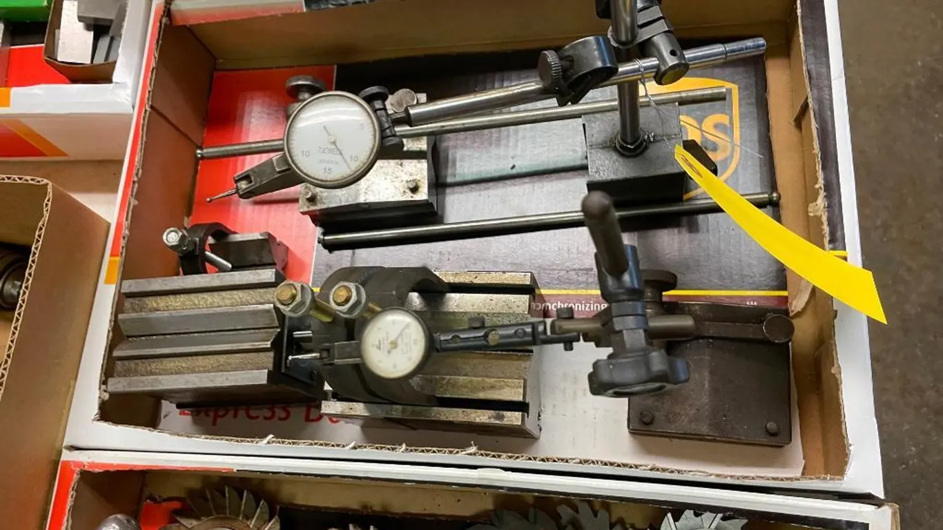V Blocks and Dial Indicators