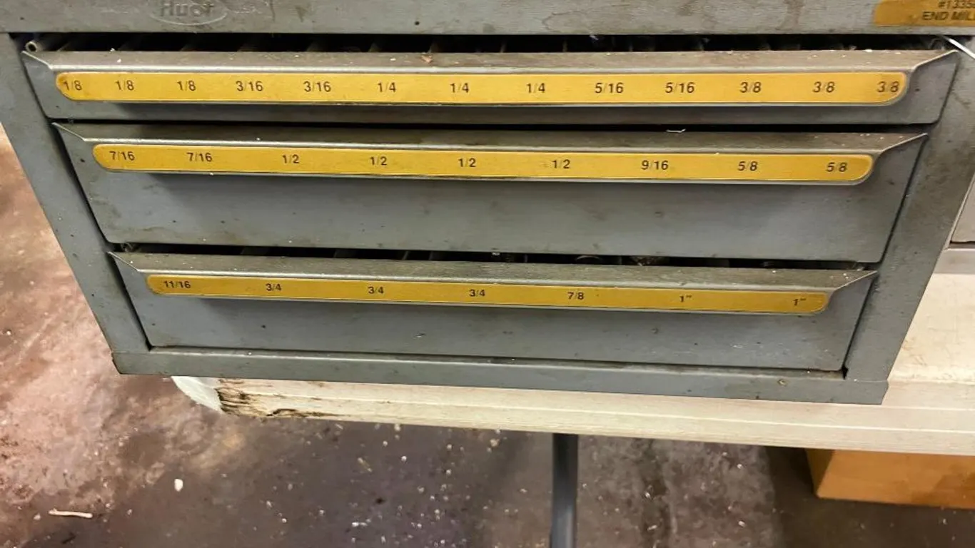 Drill Organizer with Cutters