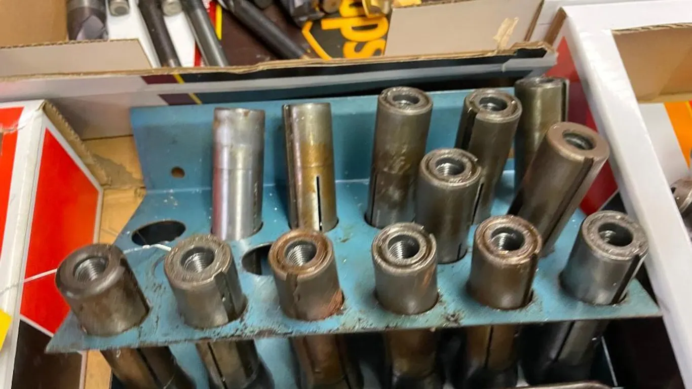 Set of Collets with Holder