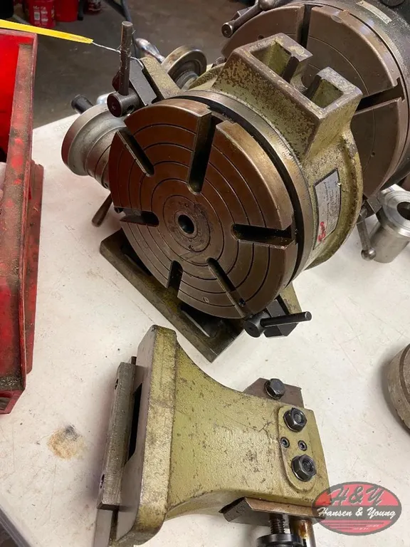 Enco Rotary Table with Tail Stock