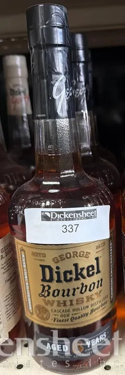 (3) GEORGE DICKEL BOURBON