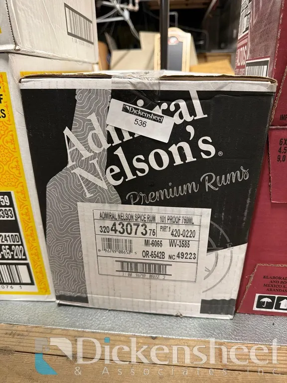 (1) CASE ADMIRAL NELSONS RUM