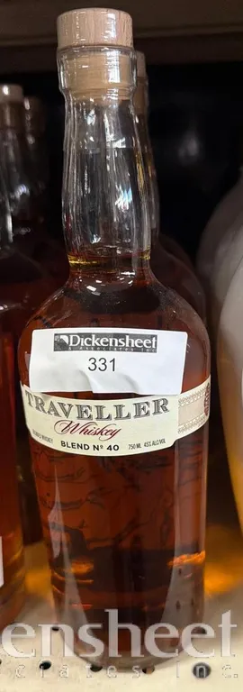 (4) TRAVELLER WHISKEY