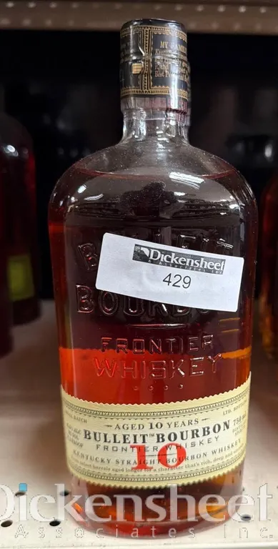 (3) BULLEIT 10 YEAR RYE WHISKY