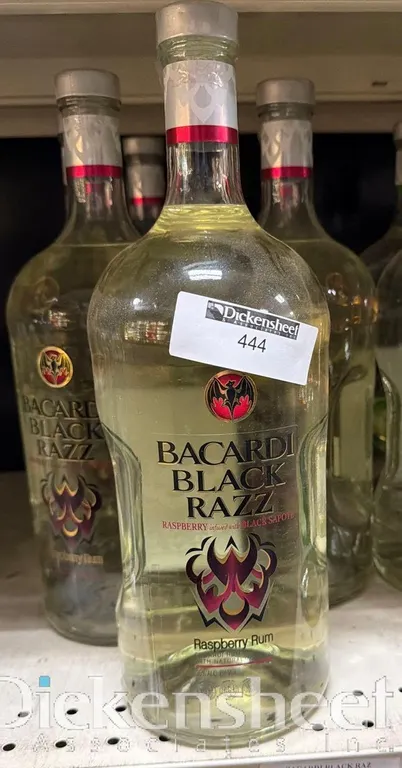 (5) BACARDI RASPBERRY RUM