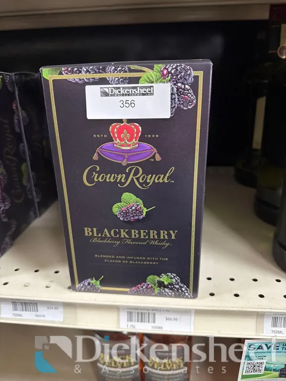 (4) CROWN ROYAL BLACKBERRY
