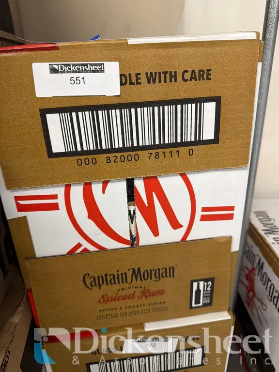 (1) CASE CAPTAIN MORGAN