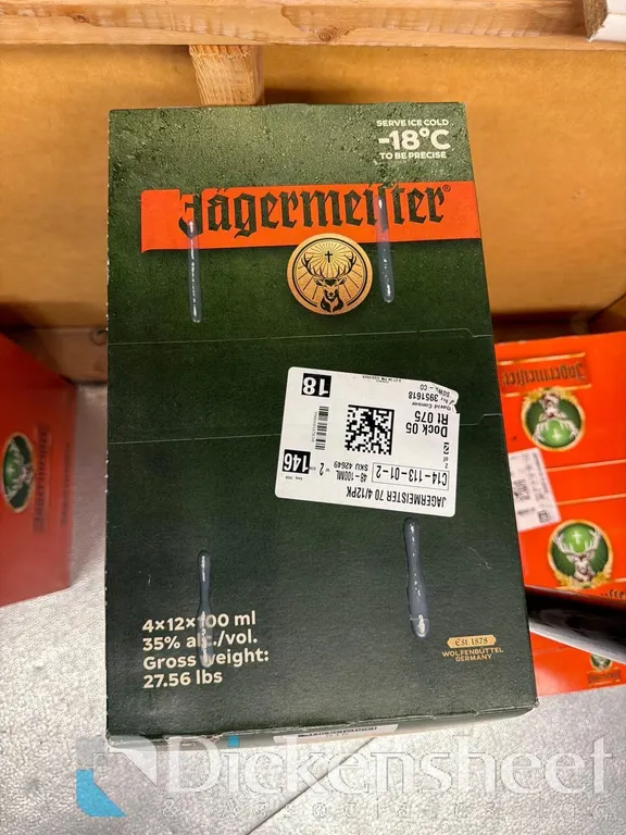 (1) CASE JAGERMEISTER