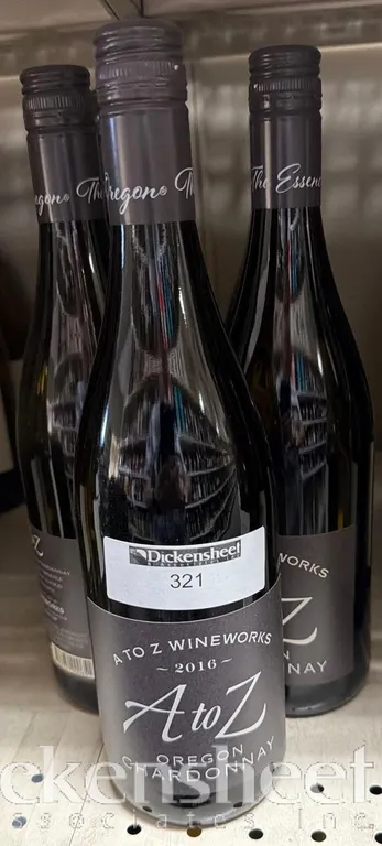 (5) 2016 A TO Z CHARDONNAY