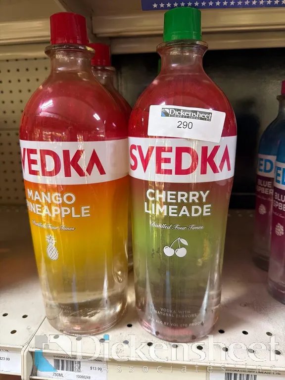 (5) SVEDKA MANGO PINEAPPLE & CHERRY LIMEADE VODKA