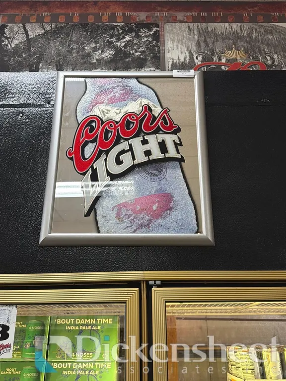 COORS LIGHT MIRROR SIGN